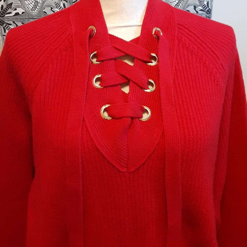 Beautiful Zadig Voltaire Wool Sweater Lipstick Red Size M